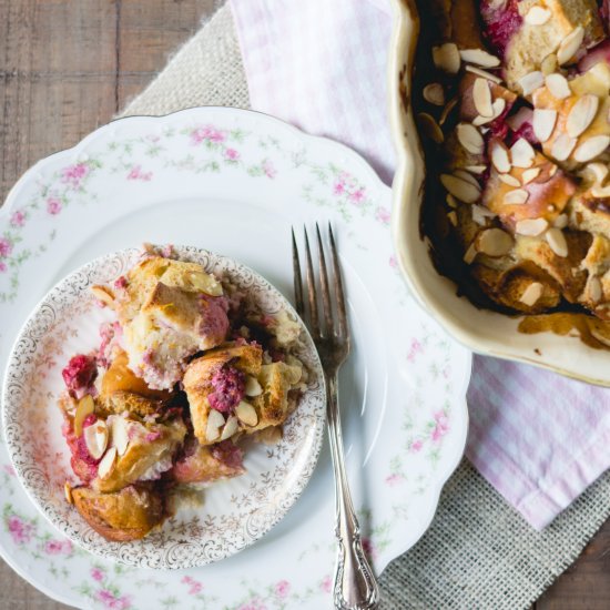 Raspberry Orange Breakfast Strata