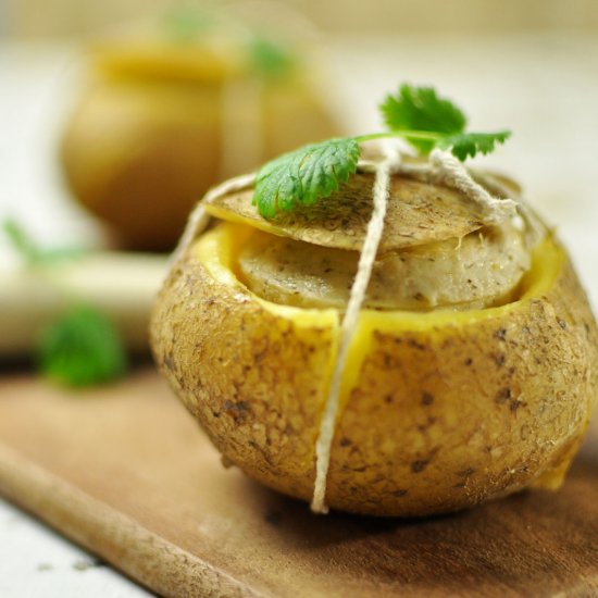 Turkey Stuffed Baked Potatoes