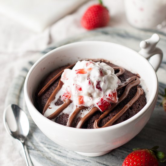 Chocolate Nutella Mug Cake