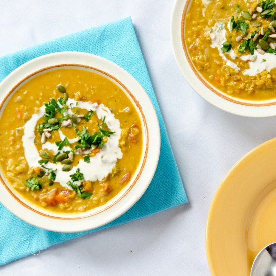 Curried Coconut Lentil Stew