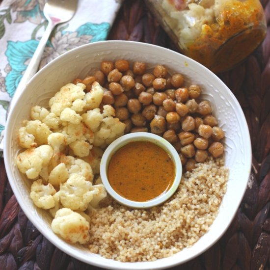 Warm Cauliflower & Quinoa Salad