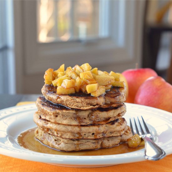 Cinnamon Apple Pancakes