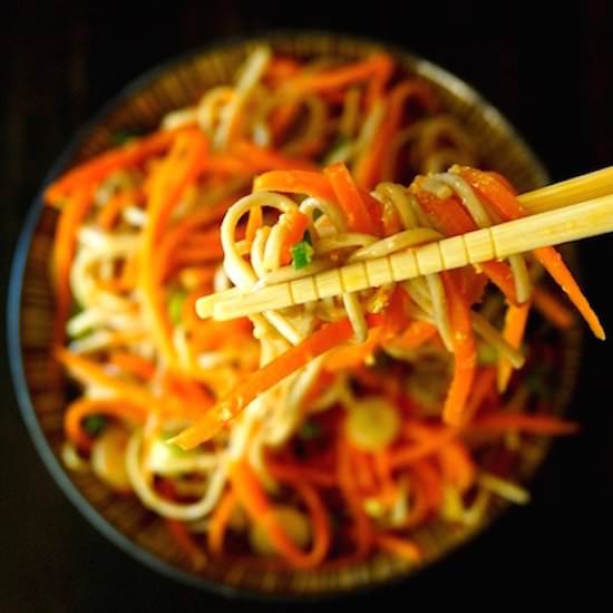 Ginger-Carrot Soba Noodles