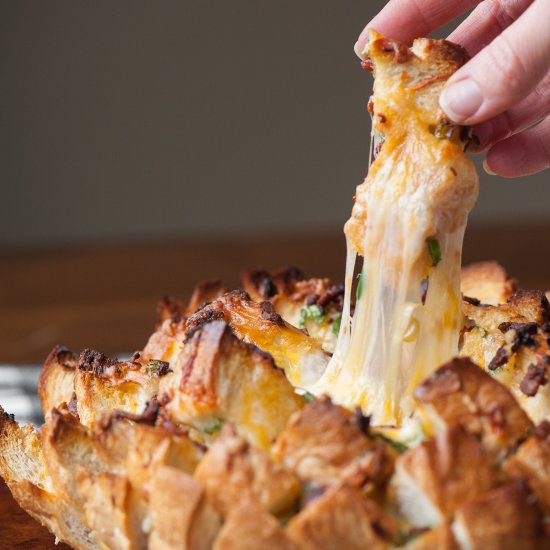 Cheesy Chipotle Pull Apart Bread