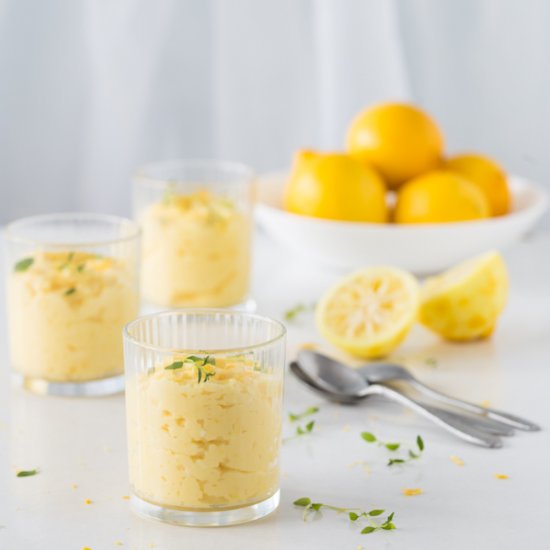 Lemon Thyme Pudding