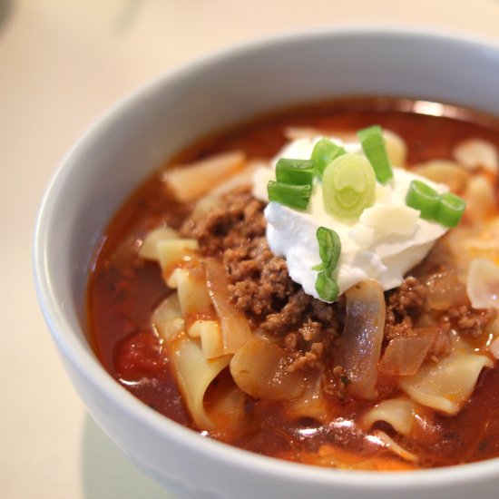 Lasagna Soup