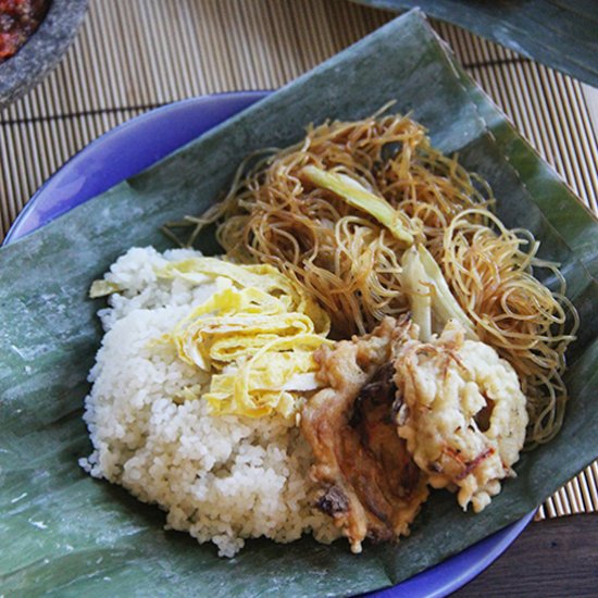 Fried Rice Vermicelli Veggie Fritter