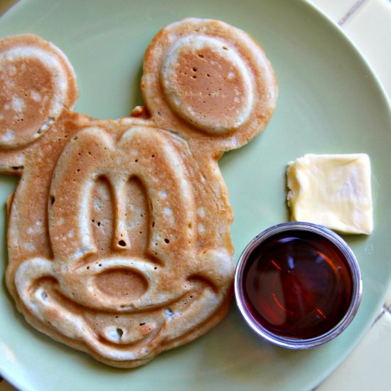 Classic Mickey Mouse Waffles