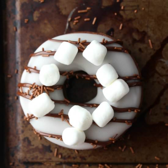 Hot Chocolate Doughnuts