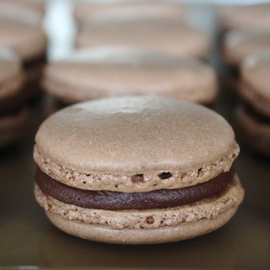 Chocolate Macarons