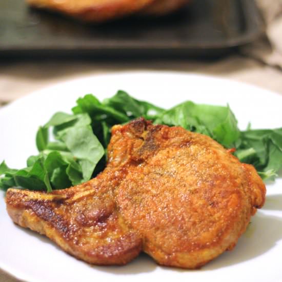 Juicy Puerto Rican Pork Chops