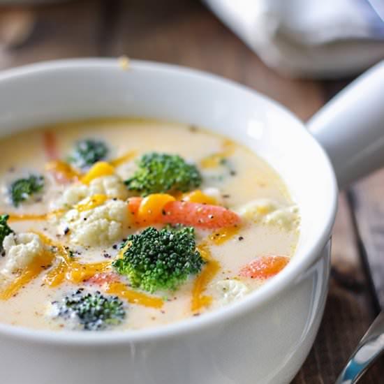 Cheese and Veggie Chowder