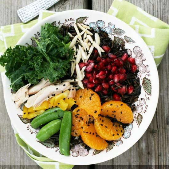 Fruited Wild Rice Bowls