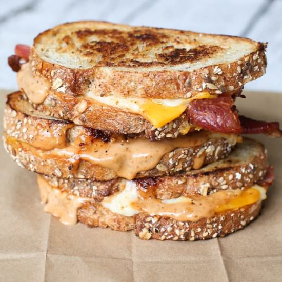 Bacon Cheddar Grilled Cheese