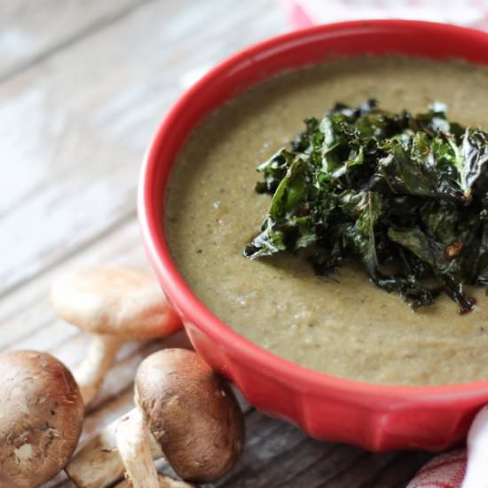 Creamy Vegan Mushroom Soup