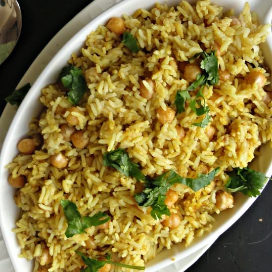 Chickpea pulao