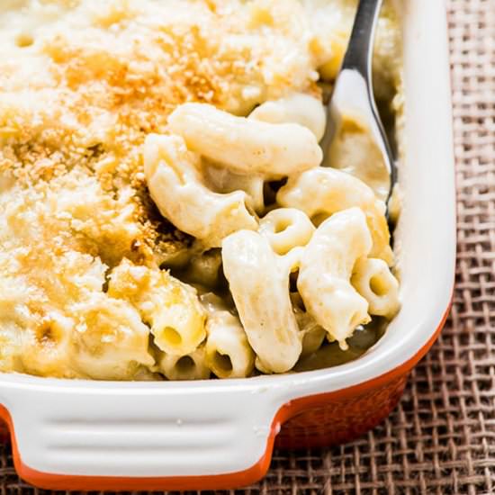 Healthy Green Curry Mac and Cheese