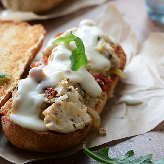 Italian Chicken Hoagies