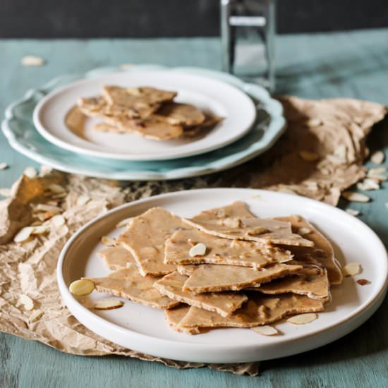 Vanilla Crunch Almond Butter Bark