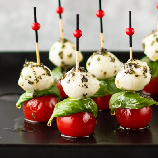 Tomato Basil Skewers