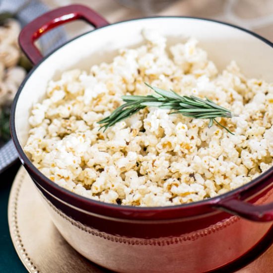 Rosemary Cayenne Popcorn