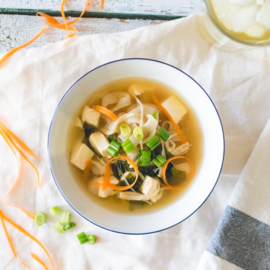 Miso Shirataki Noodle Soup