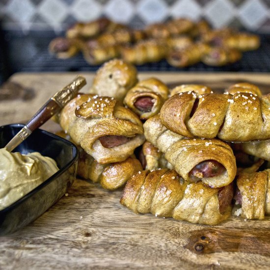 Pretzel Wrapped Sausage