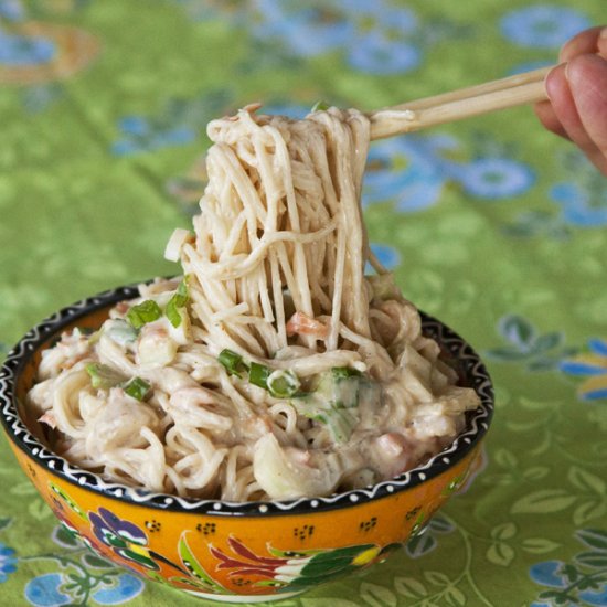 Creamy Wonton Noodles