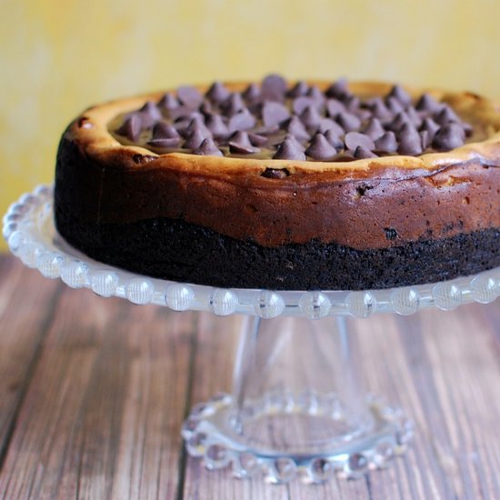 Chocolate Peanut Butter Cheesecake