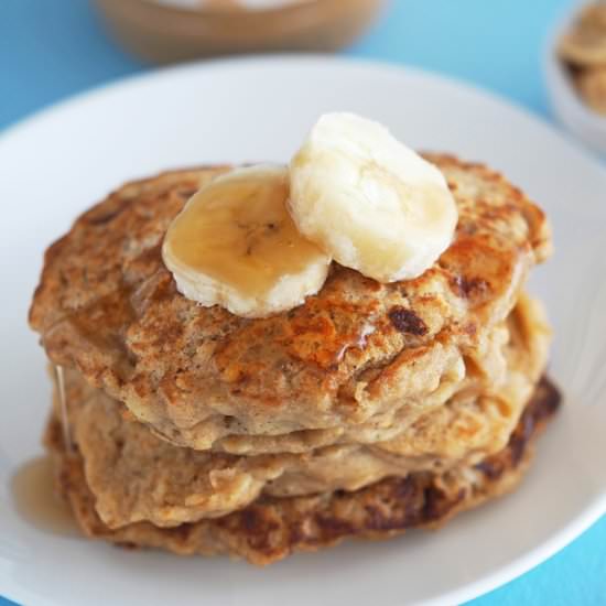 Peanut Butter Cookie Pancakes