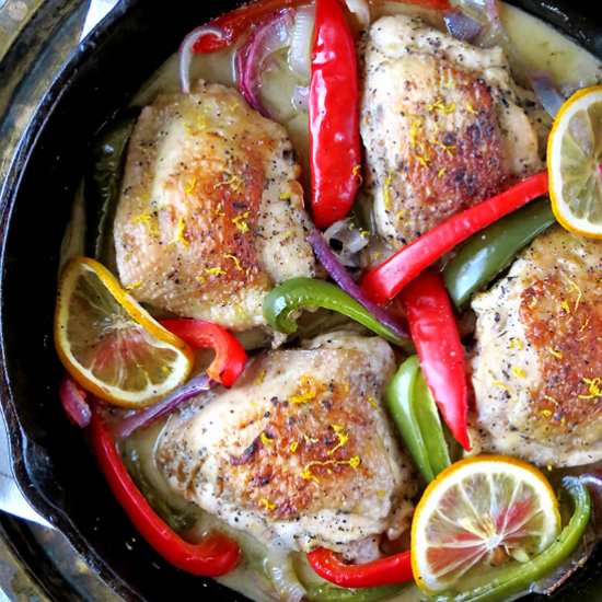 Lemon Pepper Chicken Thighs