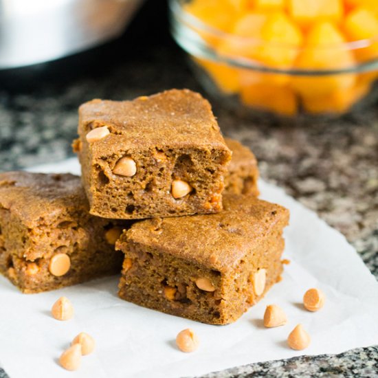 butterscotch butternut blondies