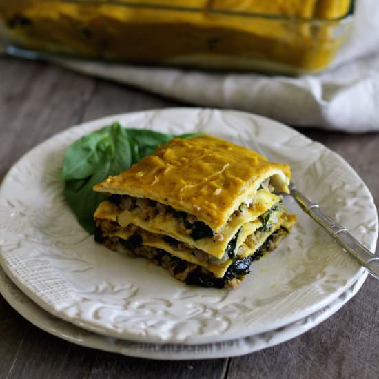 Creamy Butternut Squash Lasagna