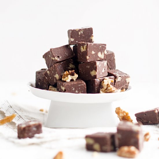 Chocolate and Walnut Fudge