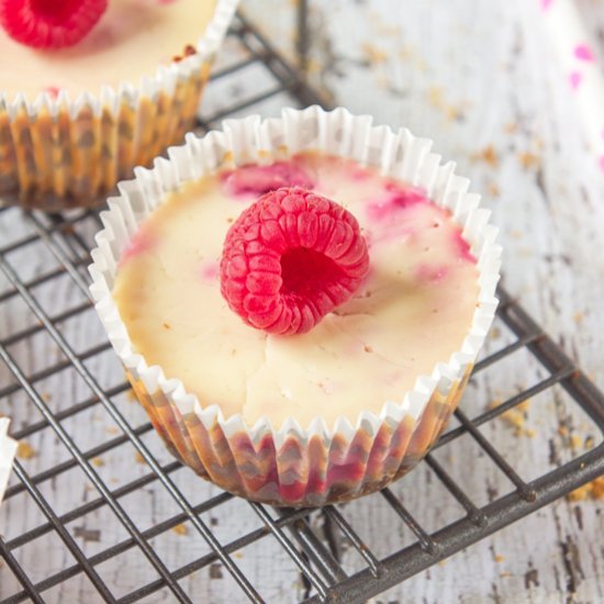 Skinny Raspberry Cheesecake Cups