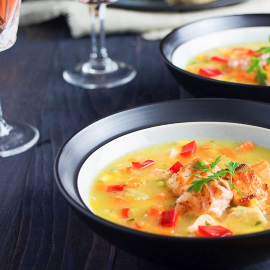 Simple Salmon Chowder