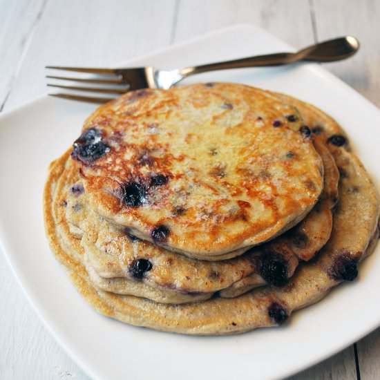 Wild Blueberry Protein Pancakes