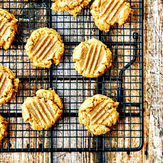 Flourless Peanut Butter Cookies