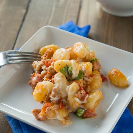 Cheesy Skillet Gnocchi