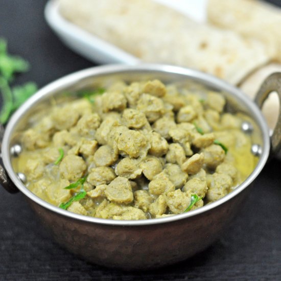 Soya Nuggets in Coconut Sauce