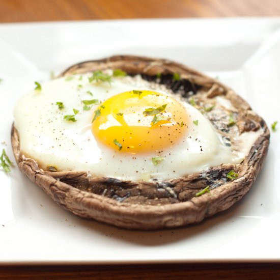 Portobello Baked Egg