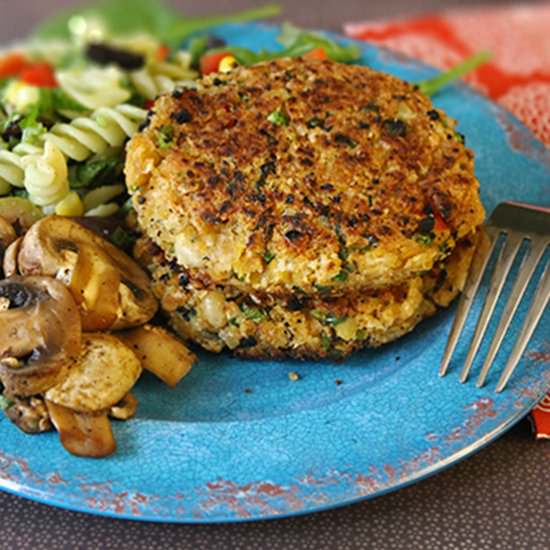 Vegetable and Bean Burger