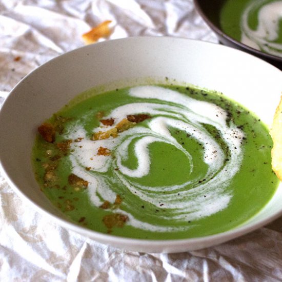 Chilled Pea Soup