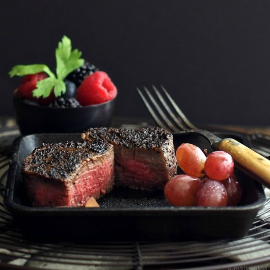 Coffee-Crusted Steak