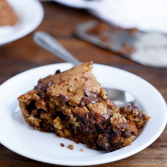 Deep Dish Skillet Cookie (Low Fat)