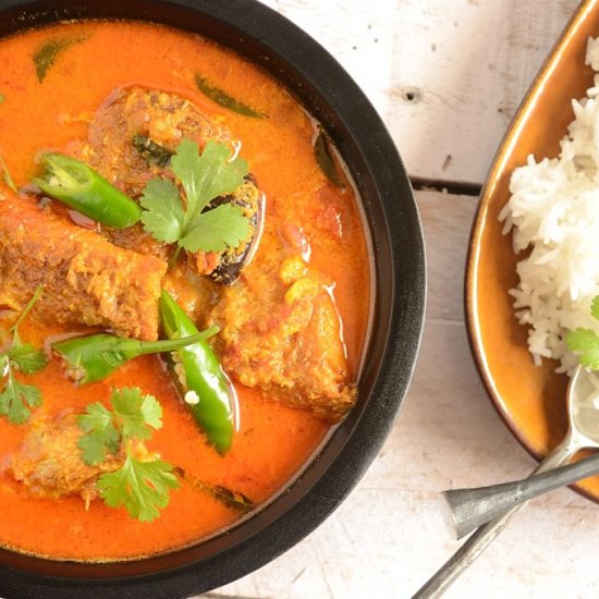 Fish Curry in Coconut Gravy