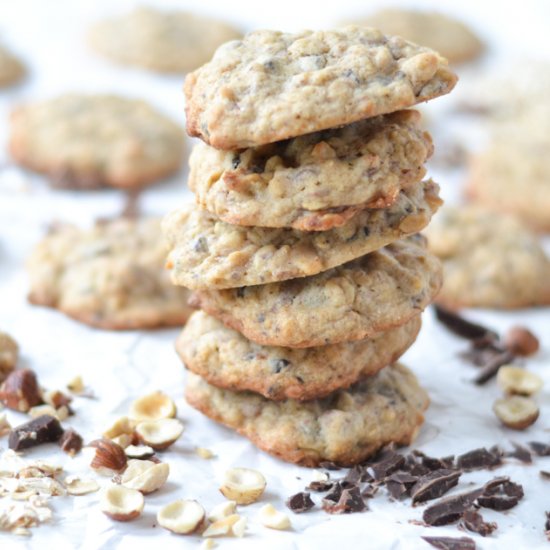 Double Chocolate Hazelnut Cookies