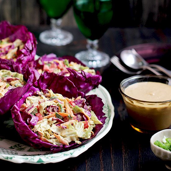 Asian Style Peanut Slaw