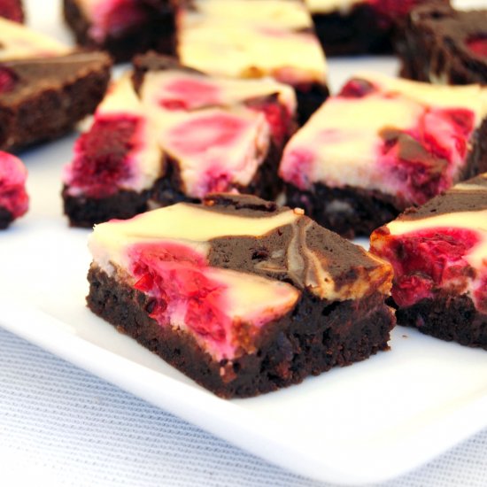 Raspberry Cheesecake Brownies