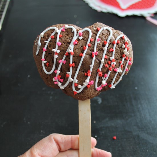 Double Chocolate Chip Pop Cookie